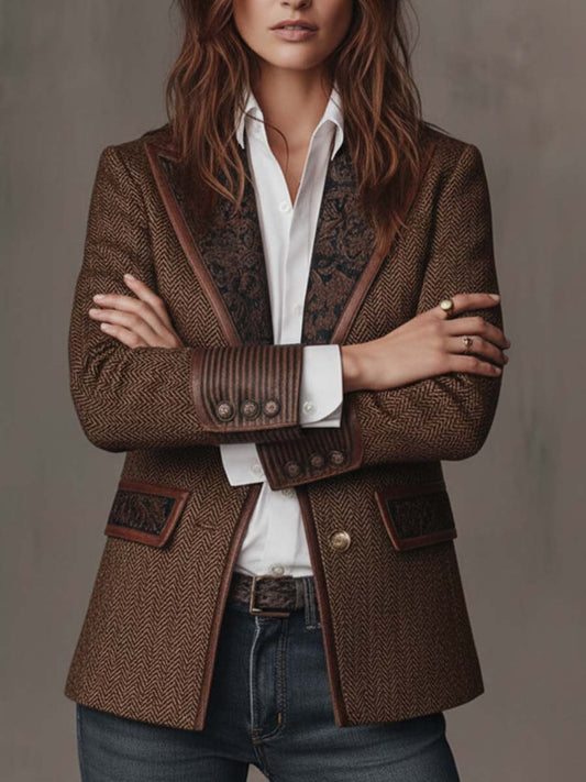 Héloïse | Blazer structuré contrasté