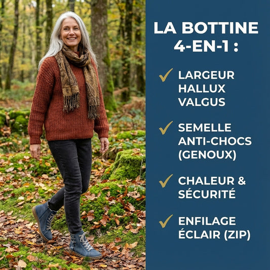 Bertille | Bottines confort zip
