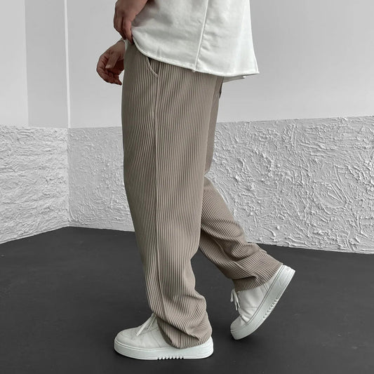 Xavier | Pantalon maille côtelée