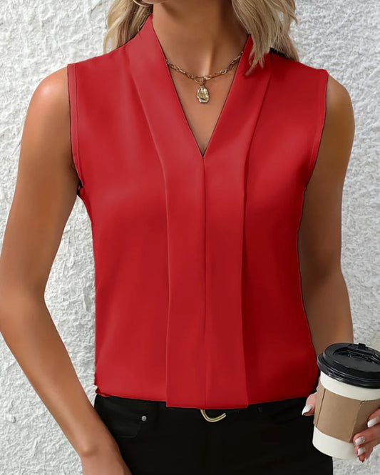 Madeleine | Top ample col V