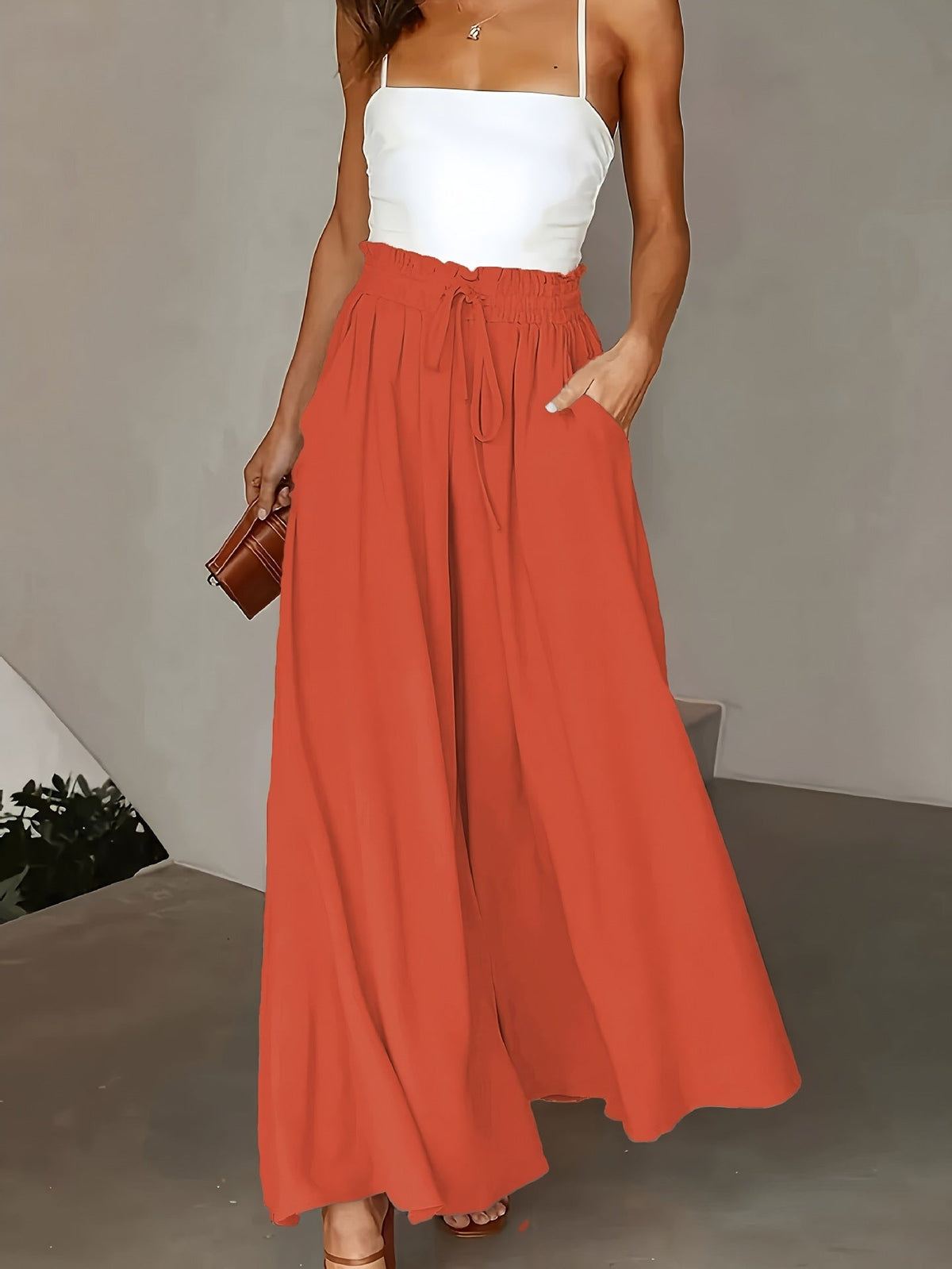 Laure | Pantalon fluide à cordon