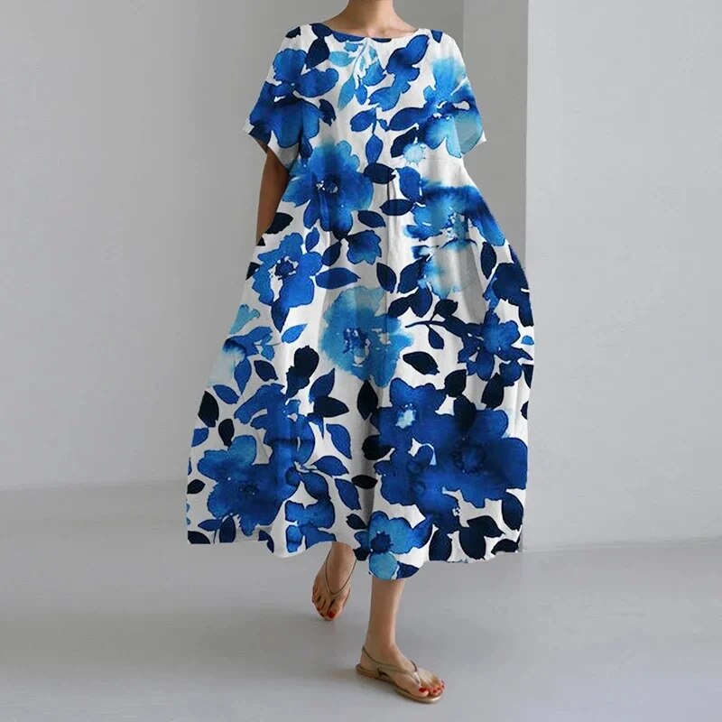 Aurélie | Robe bohème à fleurs