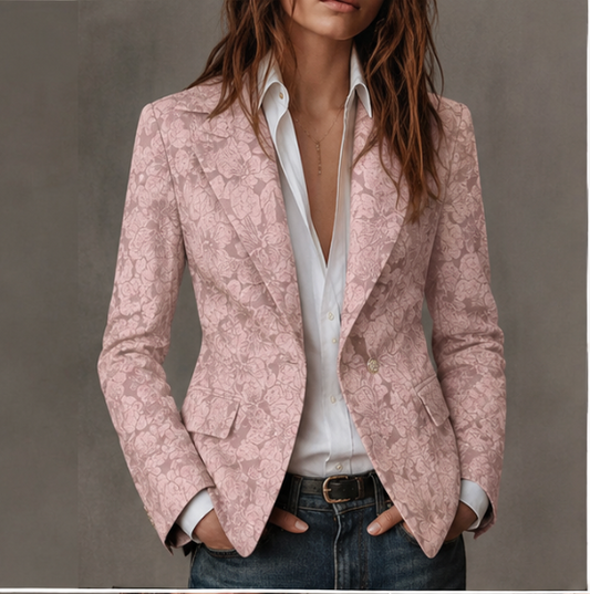 Jacqueline | Blazer jacquard structuré