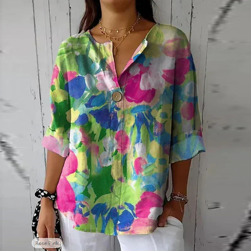 Roseline | Blouse fleurie fluide