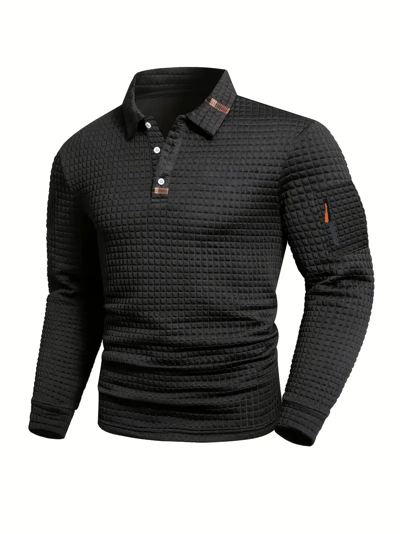 Isidore | Polo texture carrée poche