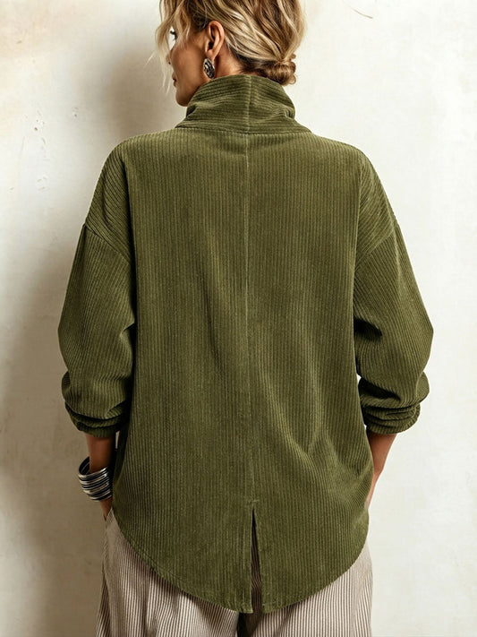 Alice | Veste asymétrique col haut