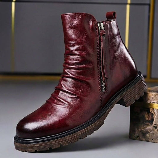 Bastille | Bottes vintage cirées