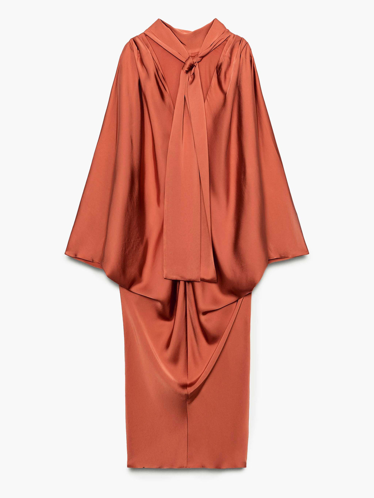 Charlotte | Robe longue satinée fluide