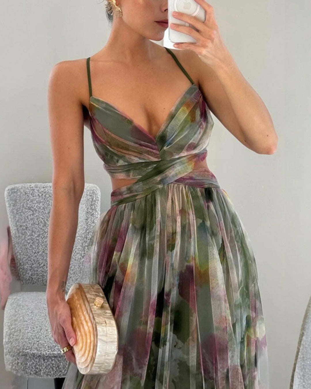 Mireille | Robe maxi fleurie fluide