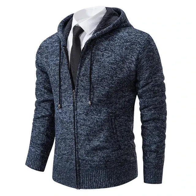 Alain | Cardigan zippé à capuche