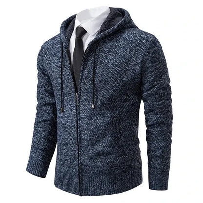 Alain | Cardigan zippé à capuche