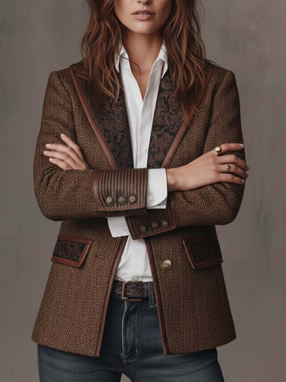 Héloïse | Blazer structuré contrasté