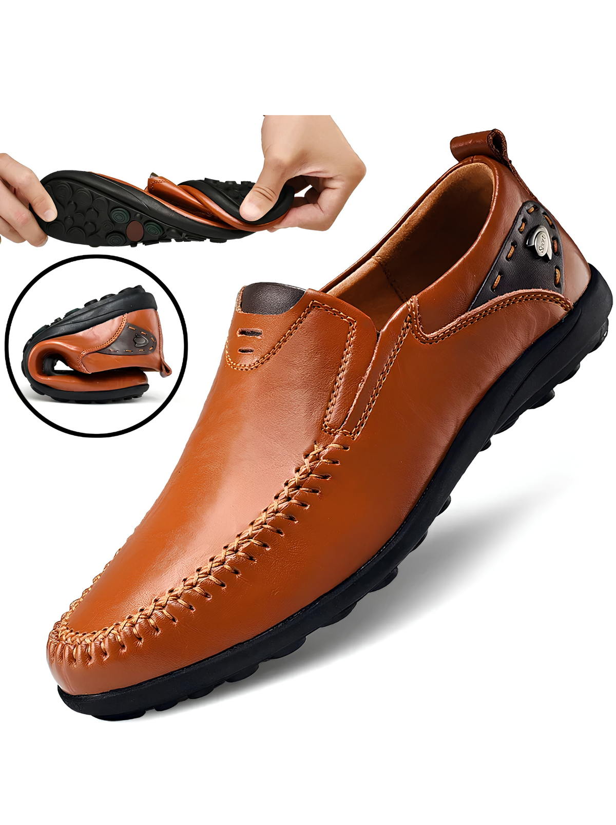 Gaspard | Mocassin souple sans lacet