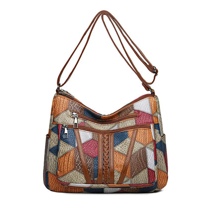 Léonie | Sac patchwork géométrique