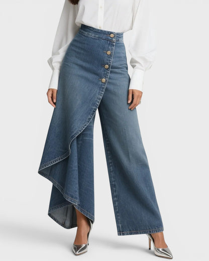Ninon | Pantalon denim enveloppant