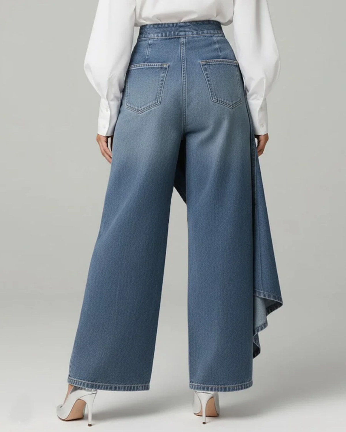 Ninon | Pantalon denim enveloppant