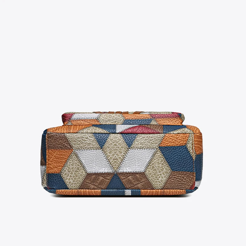 Léonie | Sac patchwork géométrique