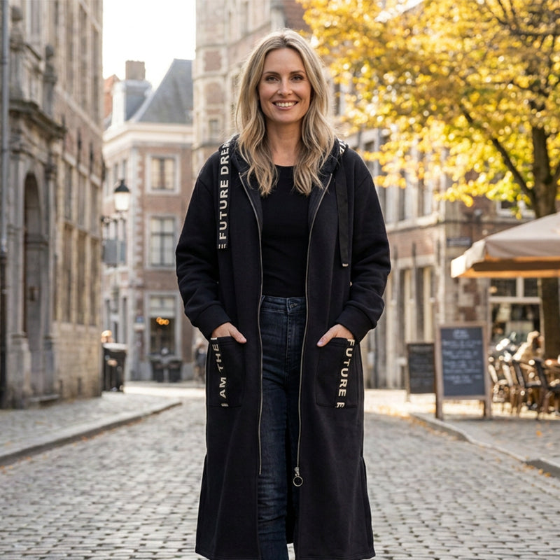 Flore | Manteau sweat à capuche