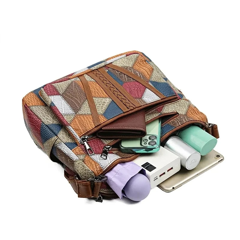 Léonie | Sac patchwork géométrique