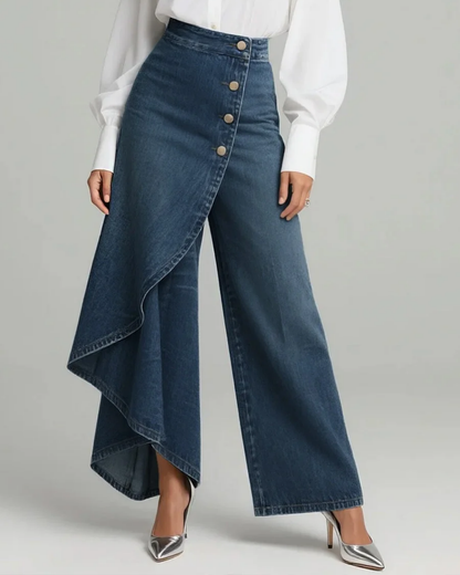 Ninon | Pantalon denim enveloppant