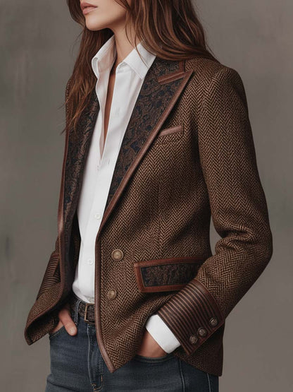 Héloïse | Blazer structuré contrasté