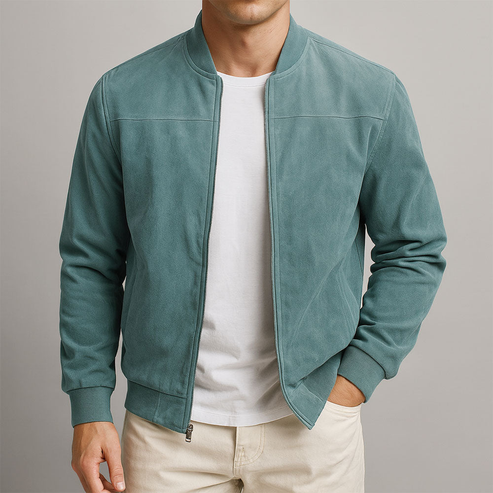Alexandre | Veste boutonnée suédine