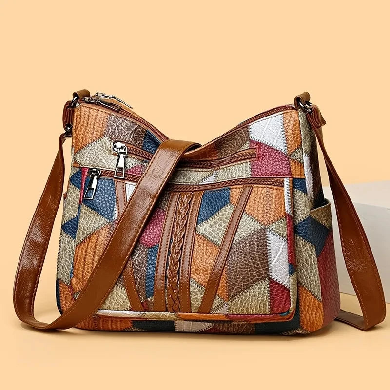 Léonie | Sac patchwork géométrique
