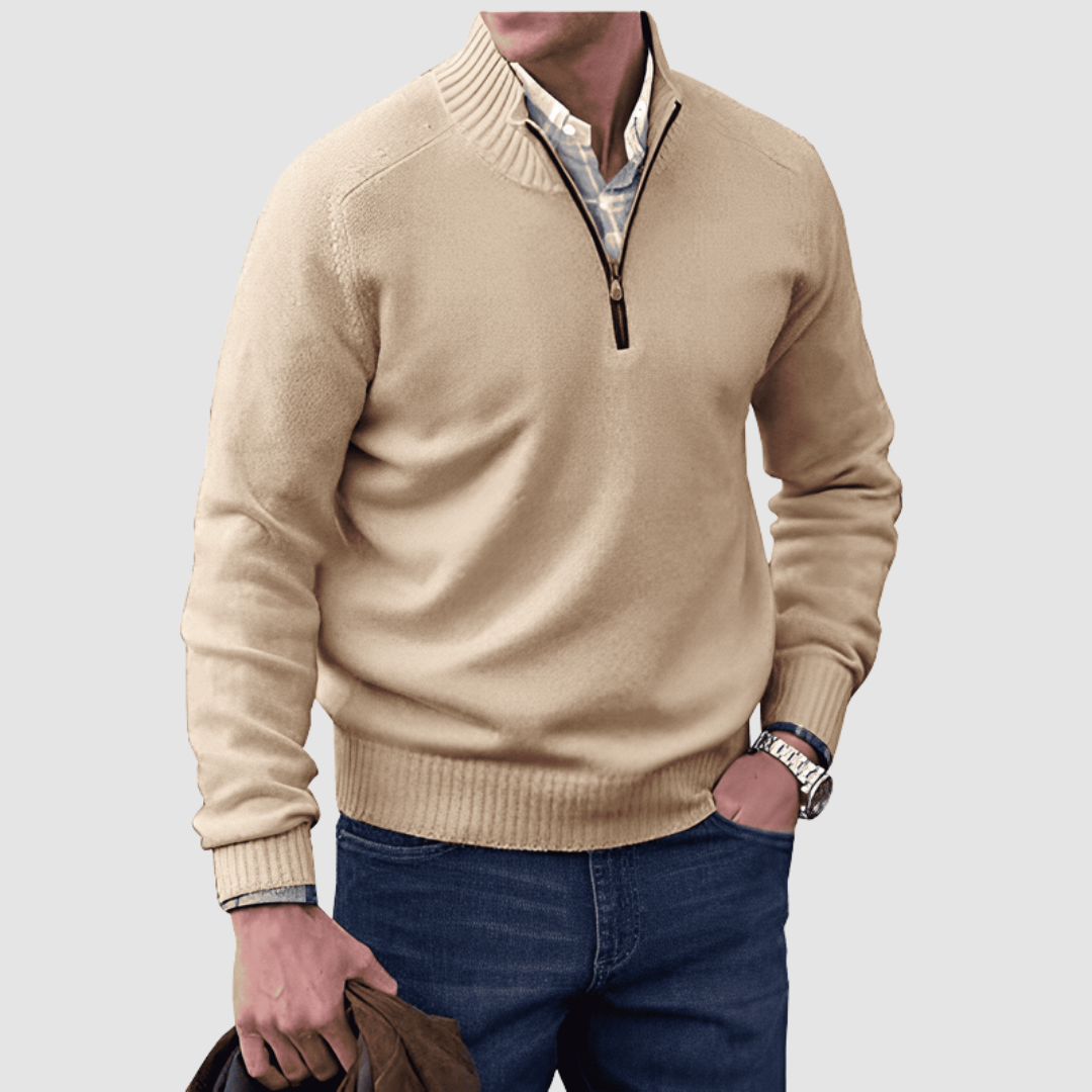 Octave | Pull zippé homme