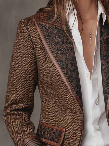 Héloïse | Blazer structuré contrasté