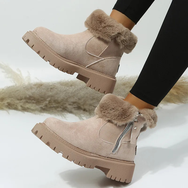 Noria | Bottines fourrées à zip