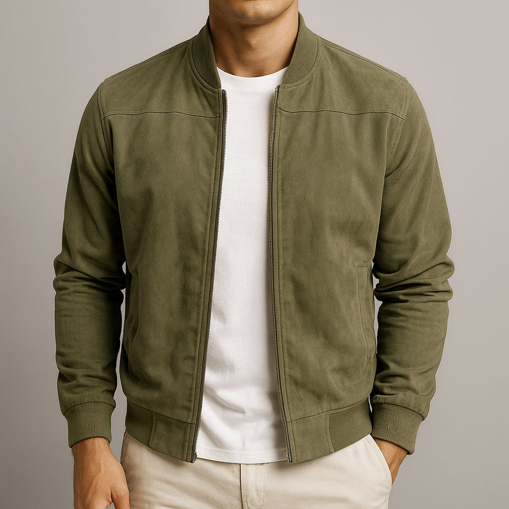 Alexandre | Veste boutonnée suédine