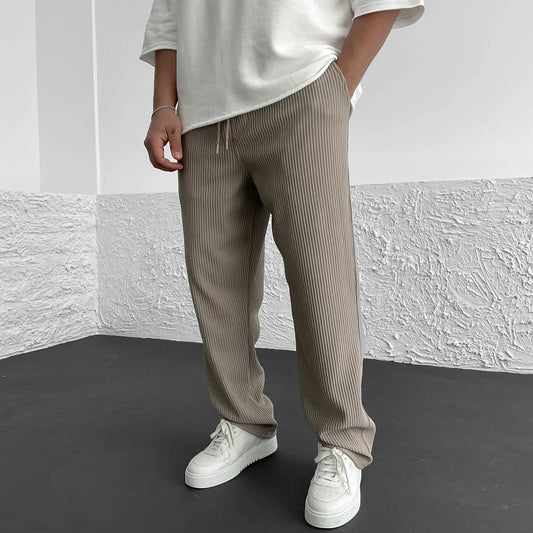 Xavier | Pantalon maille côtelée
