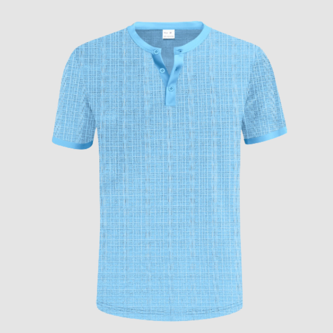 Basile | Chemise henley texturée