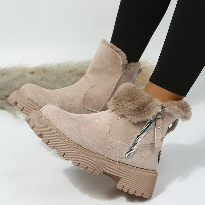 Noria | Bottines fourrées à zip