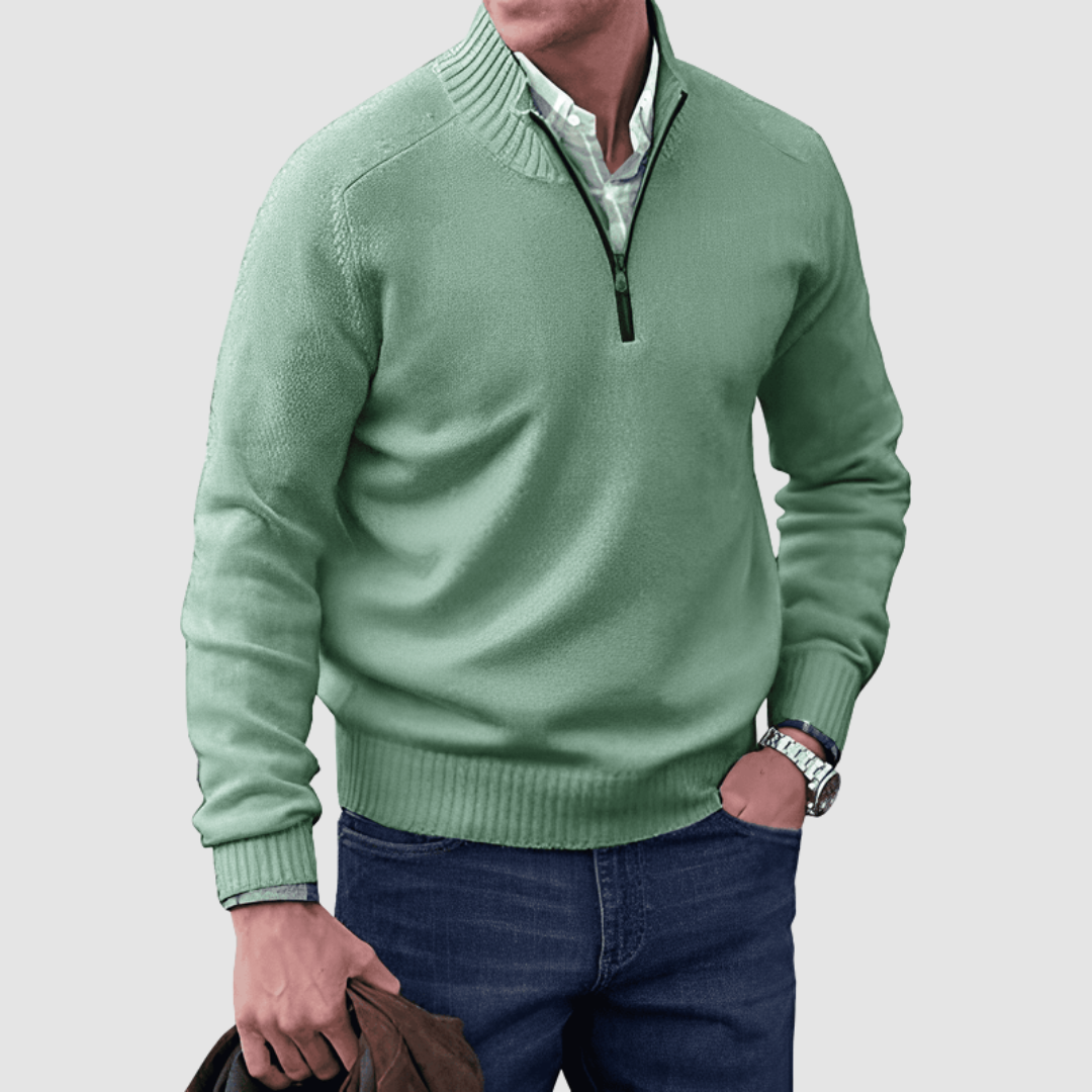 Octave | Pull zippé homme