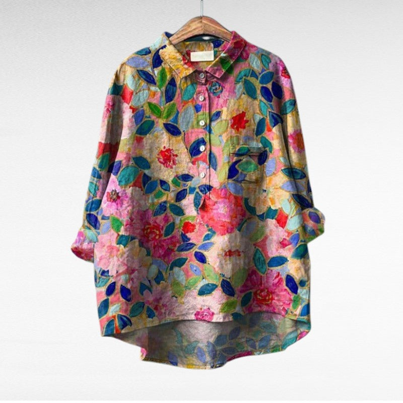 Bénédicte | Blouse fluide à fleurs
