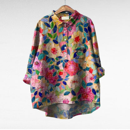 Bénédicte | Blouse fluide à fleurs