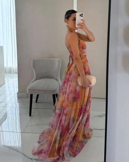 Mireille | Robe maxi fleurie fluide