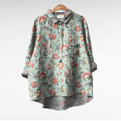Bénédicte | Blouse fluide à fleurs