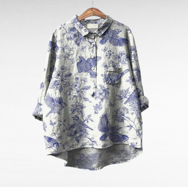 Bénédicte | Blouse fluide à fleurs