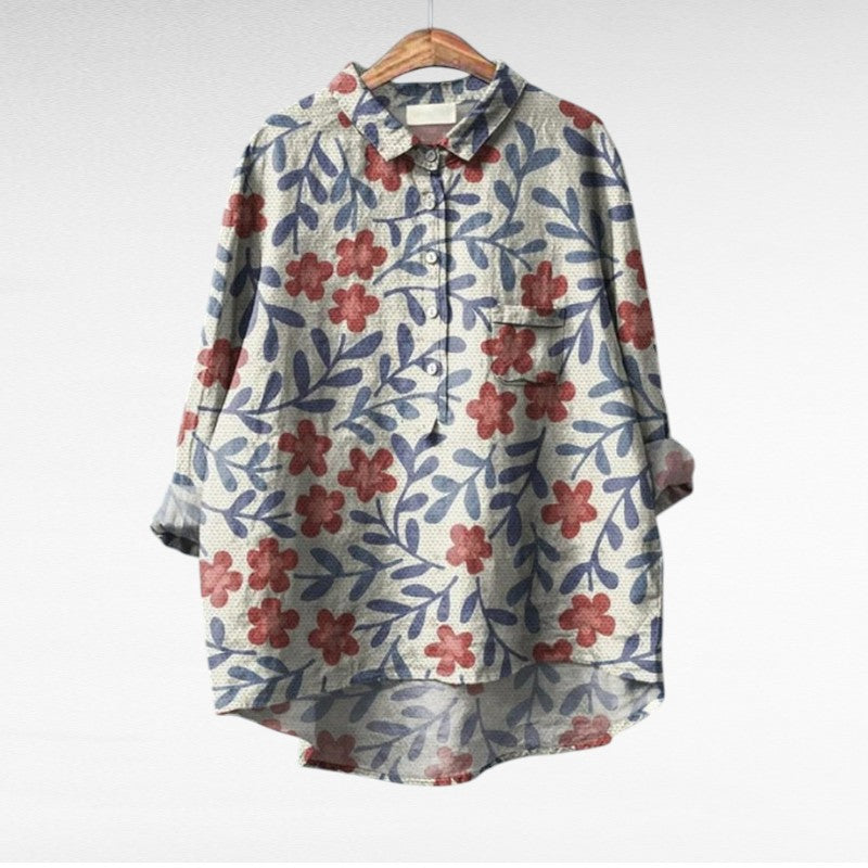 Bénédicte | Blouse fluide à fleurs