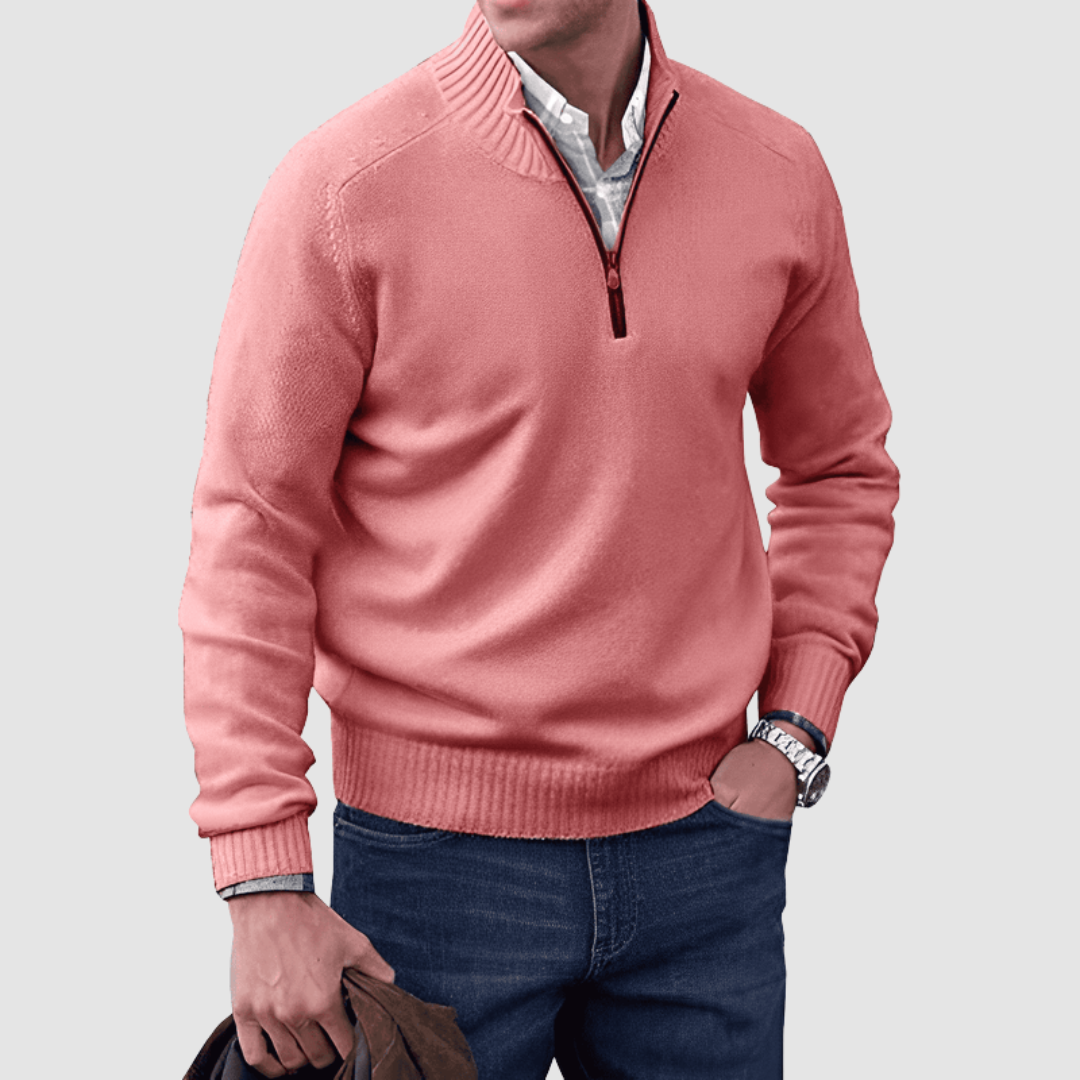Octave | Pull zippé homme