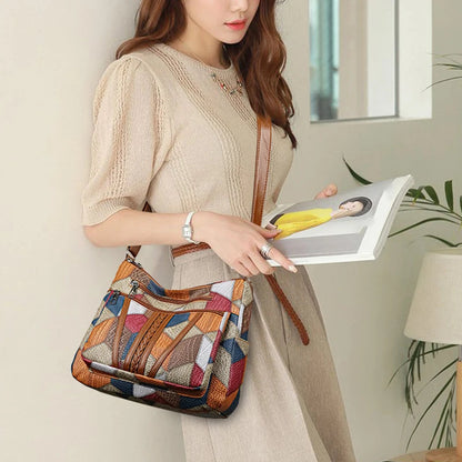 Léonie | Sac patchwork géométrique