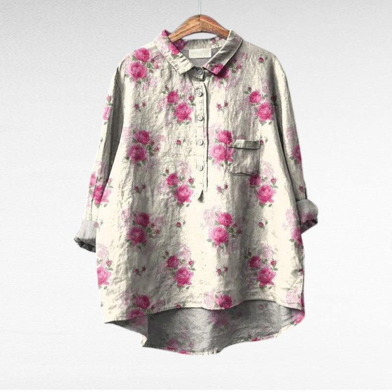 Bénédicte | Blouse fluide à fleurs