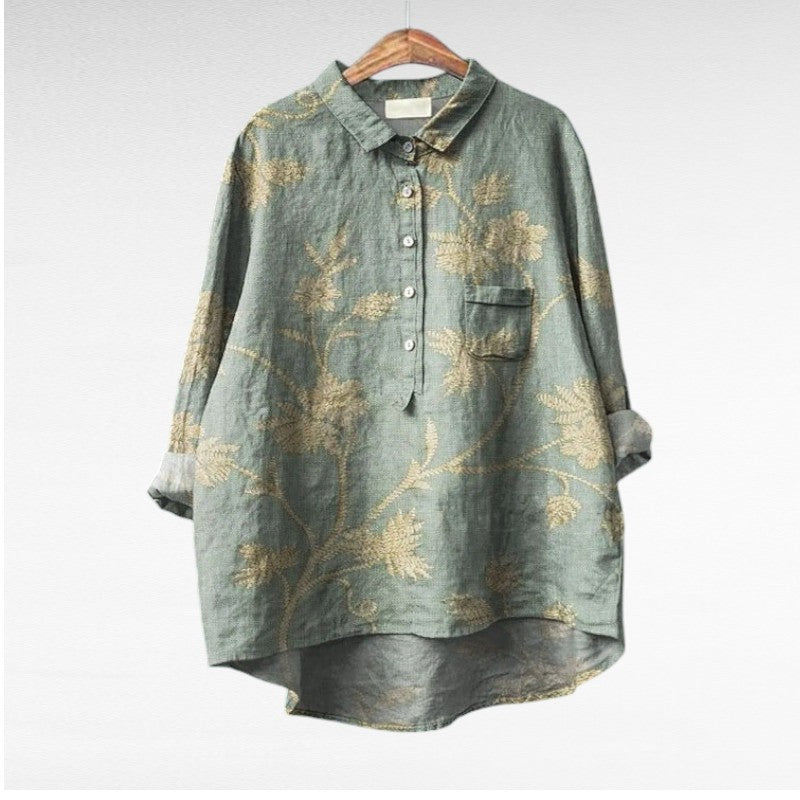 Bénédicte | Blouse fluide à fleurs