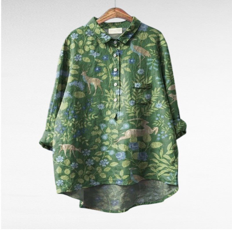 Bénédicte | Blouse fluide à fleurs