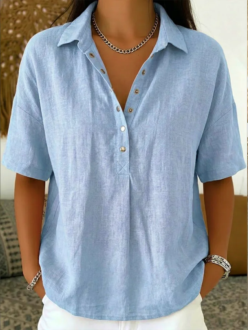 Odile | Blouse en lin intemporelle