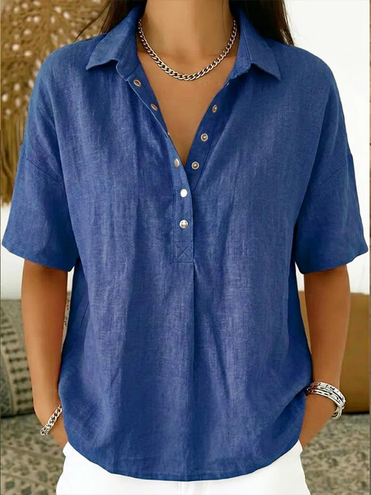 Odile | Blouse en lin intemporelle