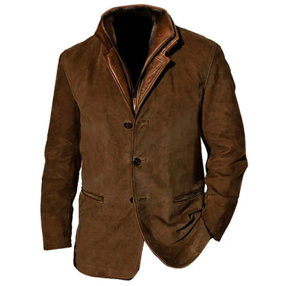Augustin | Veste suédine col doublé