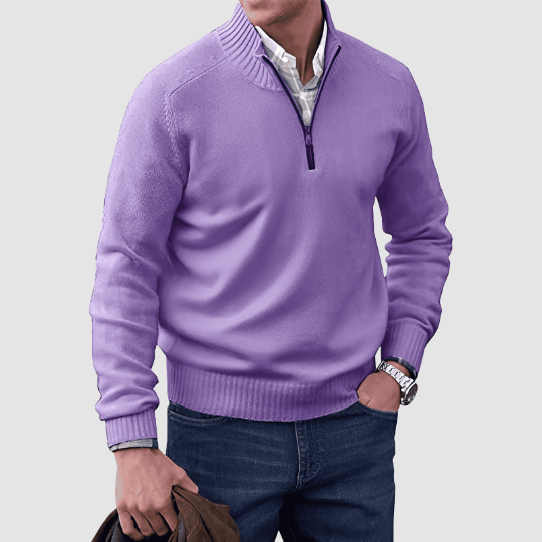Octave | Pull zippé homme